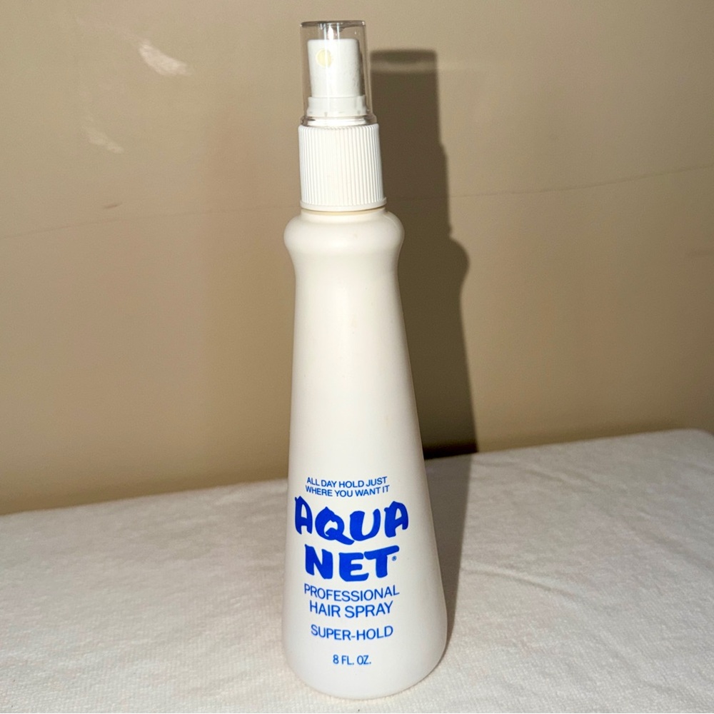 Vintage 80s NOS Aqua Net Professional Super Hold Hairspray 8oz non-aerosol